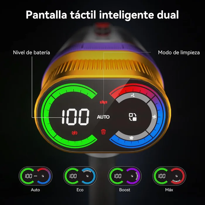 Pantalla táctil inteligente dual del Vistefly V15 Ultra