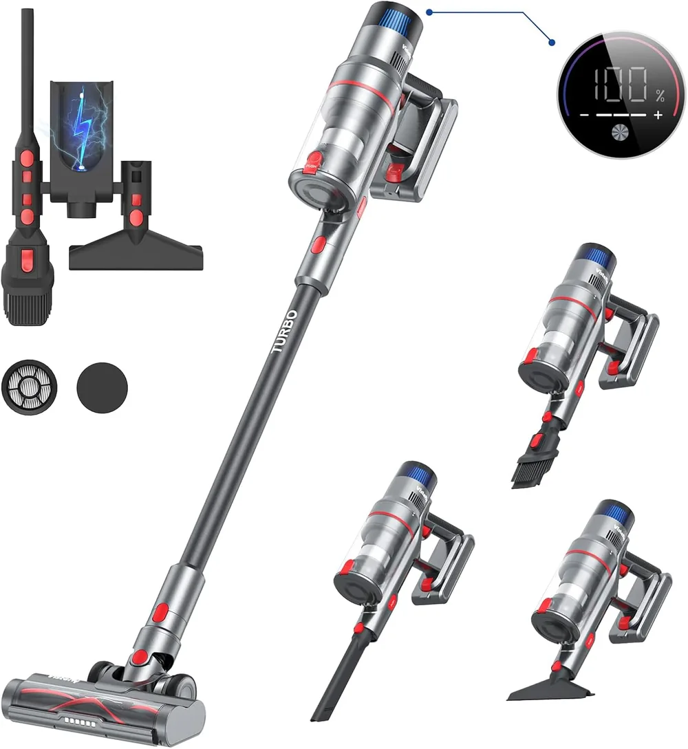Aspirateur Vistefly V15 avec ses accessoires